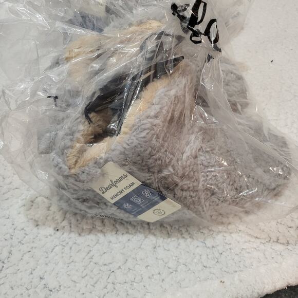 NWT Dearfoams Women's Chelsea Faux Fuzzy Sherpa Indoor House Bootie small 5-6 - Picture 5 of 7